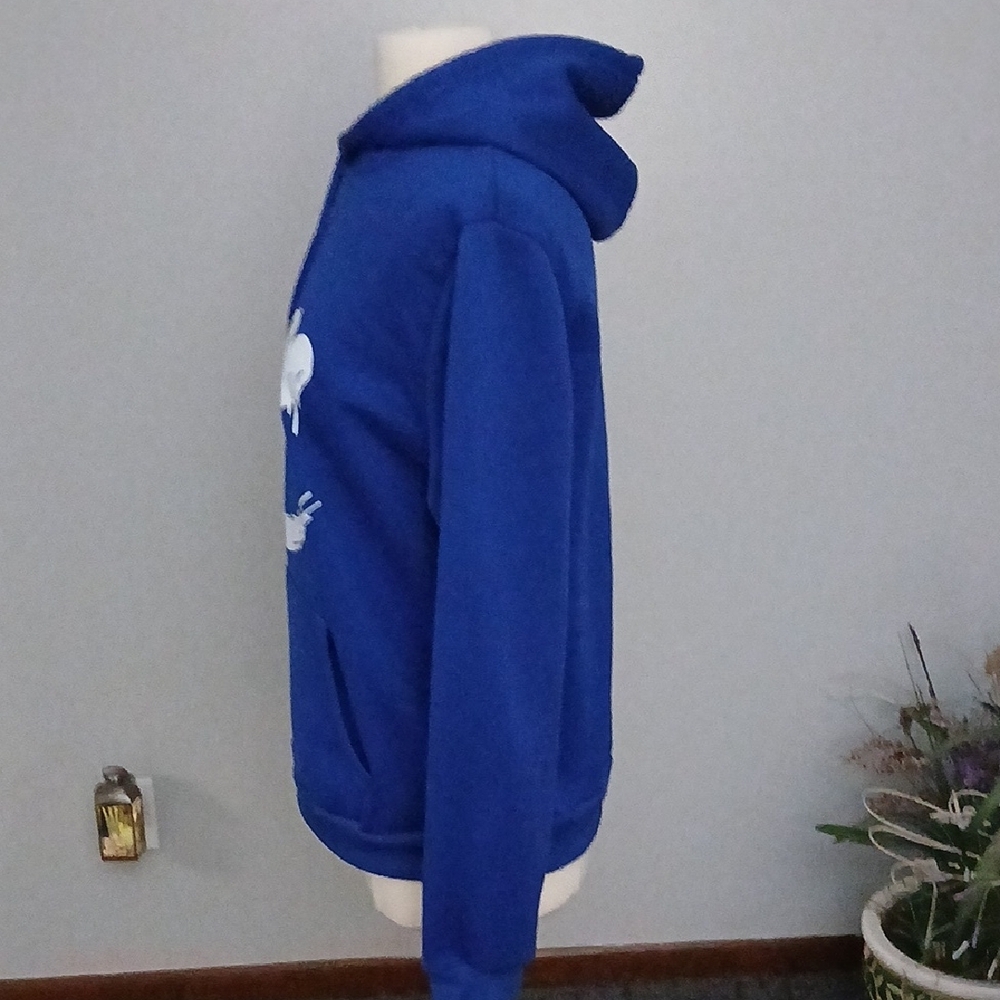 Blue Smiley Hoodie ;) - Picture 3 of 5